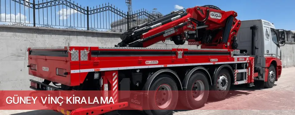 Güney İlçemi Vinç Kiralama